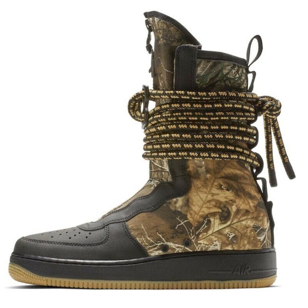 Nike Air Force 1 High SF x Realtree AA1128 004 Gum Brown Camo Men’s Size NEW - Picture 2 of 7